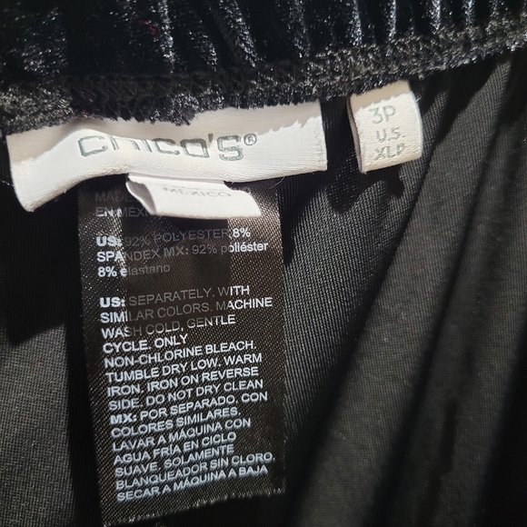 Chico’s Velour Crop Pant - Picture 3 of 7